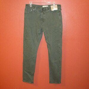 Madewell Jeans NEW Men Size 31x32 Green Pockets Slim Denim